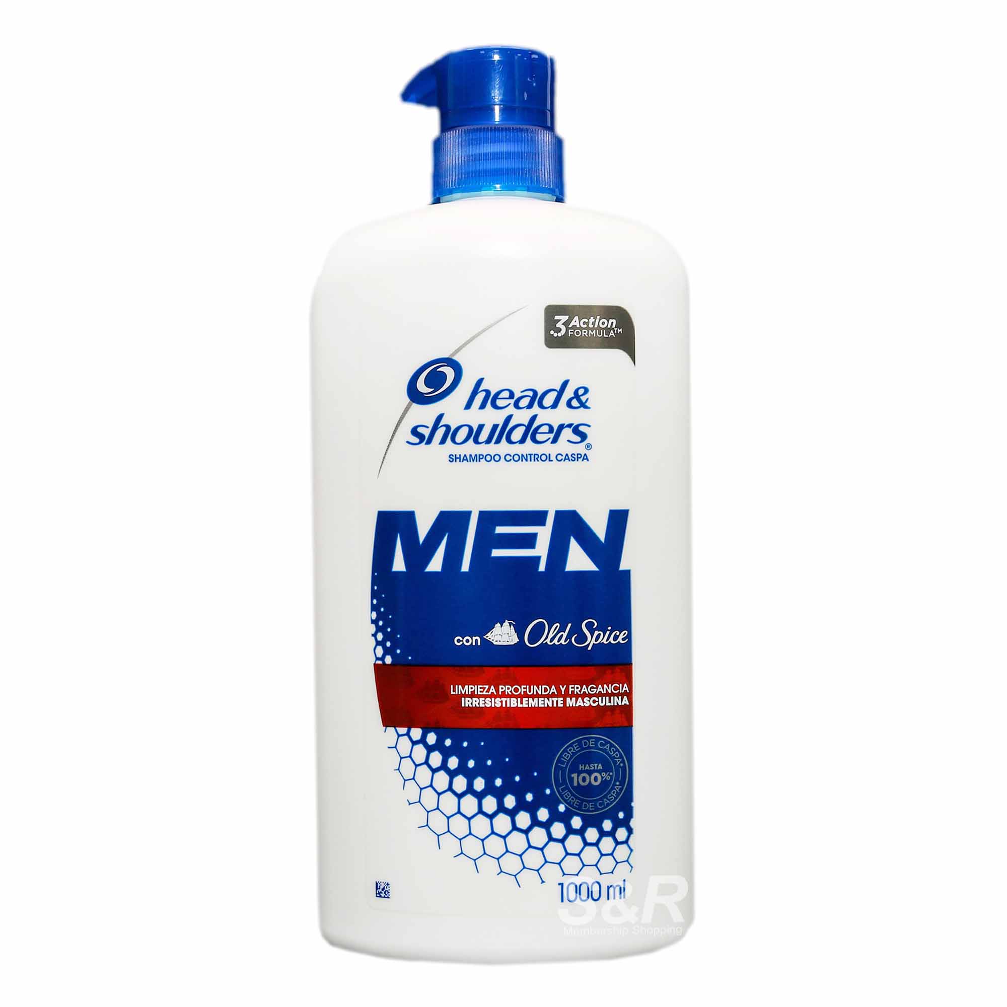 Head & Shoulders Men With Old Spice Dandruff Control Shampoo 1L